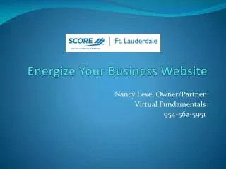 Energize Your Business Website