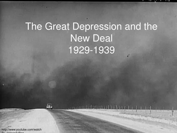 the great depression and the new deal 1929 1939