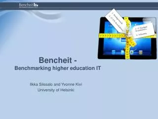 Bencheit - Benchmarking higher education IT