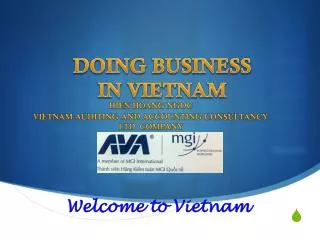 DOING BUSINESS IN VIETNAM