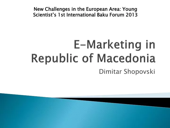 e marketing in republic of macedonia