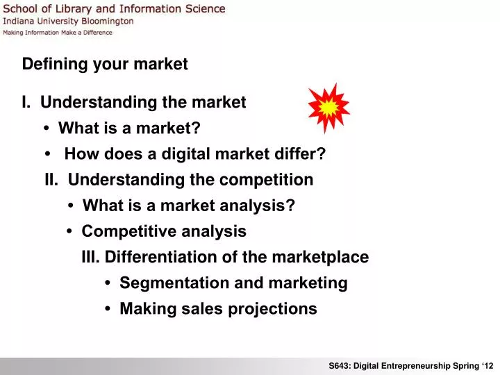 defining your market
