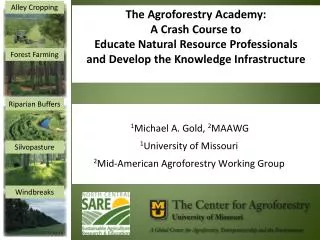 The Agroforestry Academy: A Crash Course to Educate Natural Resource Professionals and Develop the Knowledge Infr