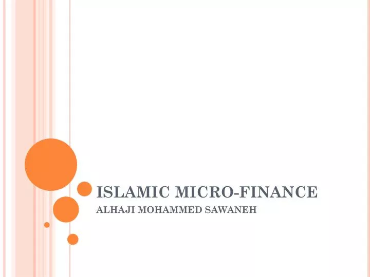 islamic micro finance