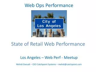 Los Angeles – Web Perf - Meetup