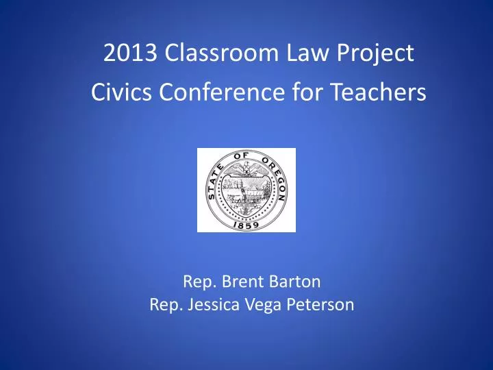 2013 classroom law project civics conference for teachers