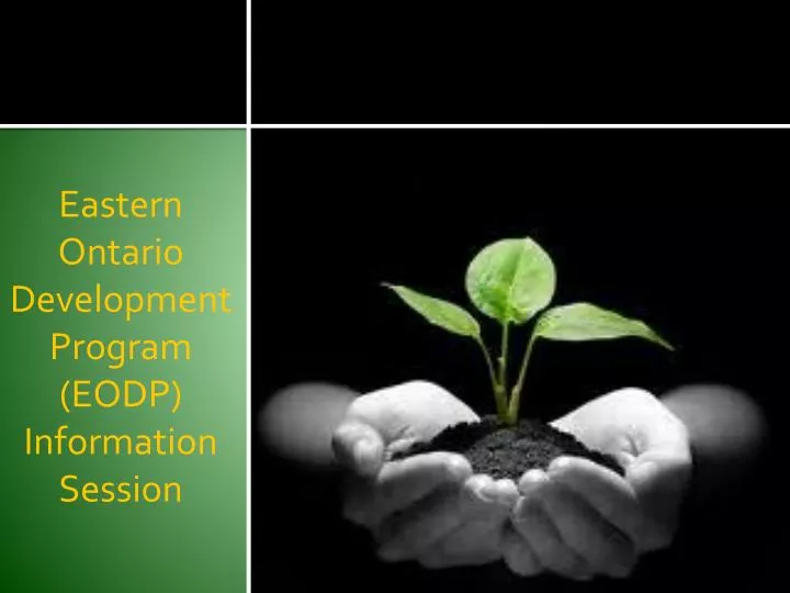 eastern ontario development program eodp information session