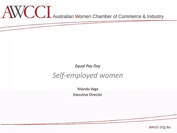 equal pay day self employed women yolanda vega executive director