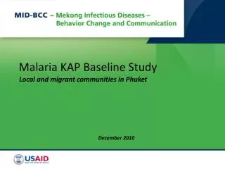 Malaria KAP Baseline Study