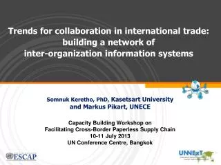 Trends for collaboration in international trade: building a network of inter-organization information systems