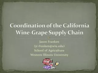 Coordination of the California Wine-Grape Supply Chain