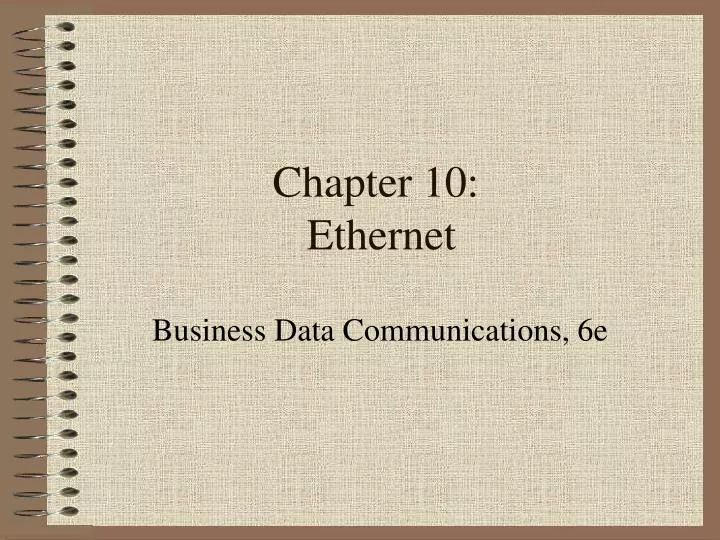 chapter 10 ethernet