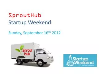 SproutHub Startup Weekend