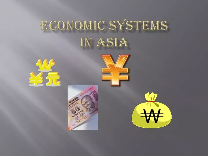 economic systems in asia