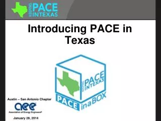 Introducing PACE in Texas