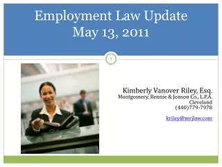 Employment Law Update May 13, 2011