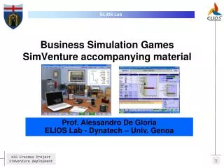 Business Simulation Games SimVenture accompanying material