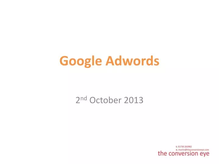 google adwords