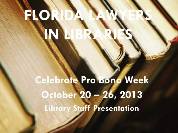 florida lawyers in libraries