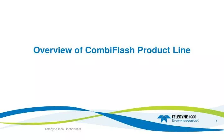 overview of combiflash product line