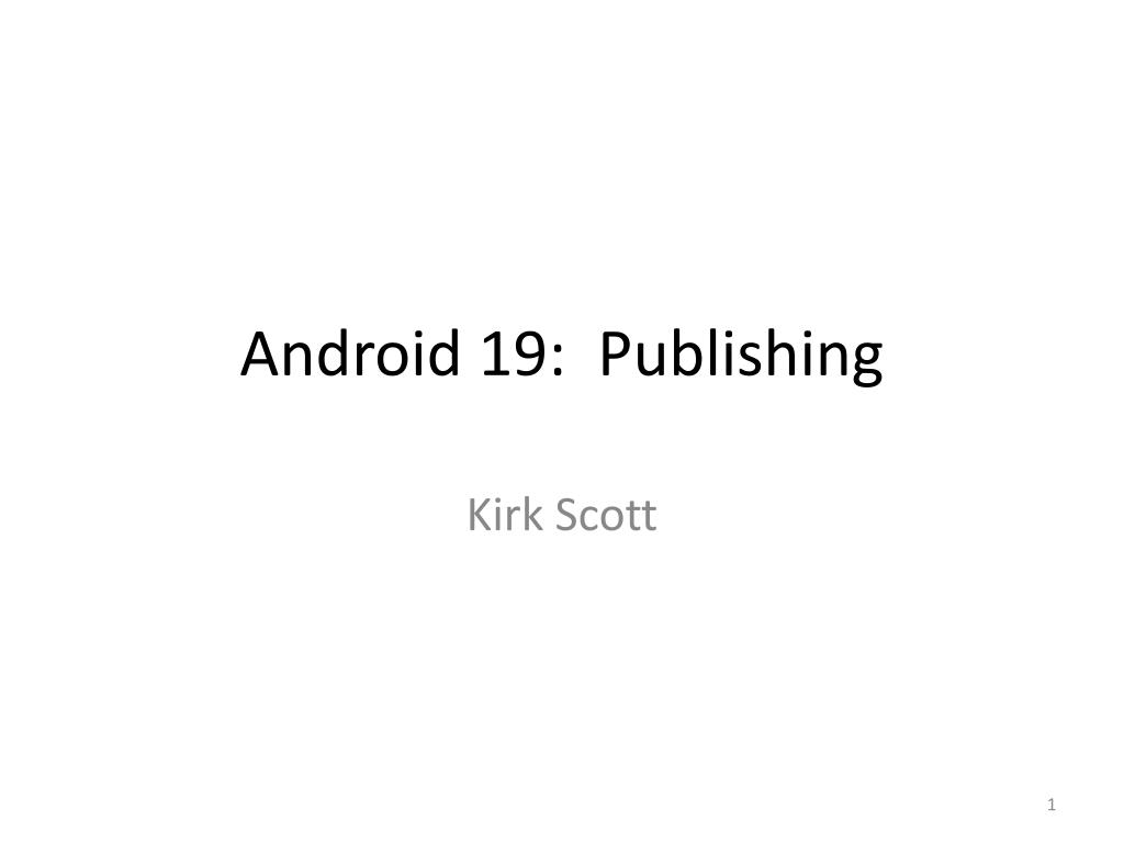 PPT - Google Play Publishing Guide for Android Developers PowerPoint ...