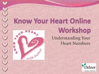 Know Your Heart Online Workshop