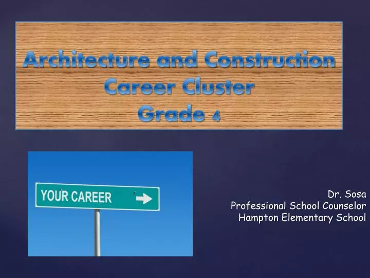 architecture and construction career cluster grade 4