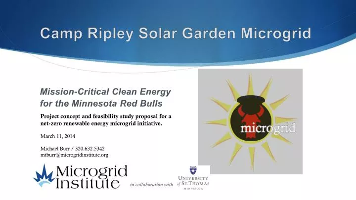 camp ripley solar garden microgrid mission critical clean energy for the minnesota red bulls