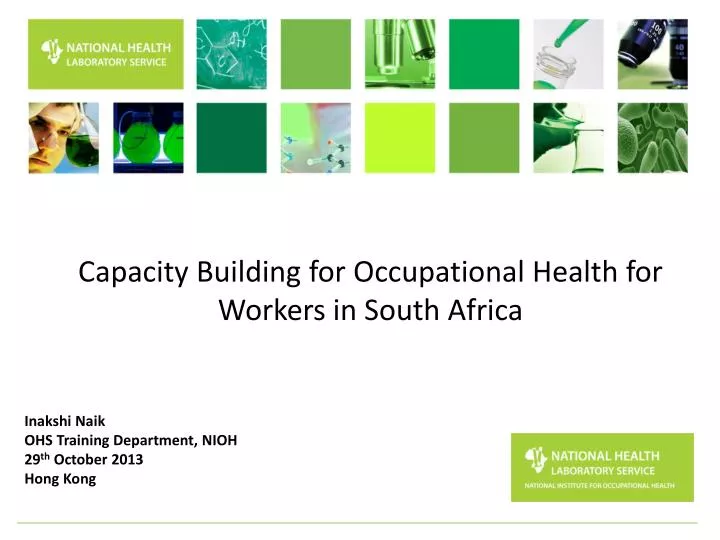 capacity b uilding for occupational health for workers in south africa