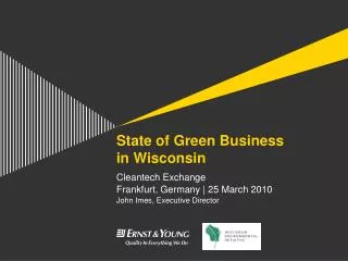 State of Green Business in Wisconsin