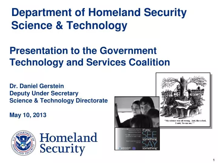 department of homeland security science technology