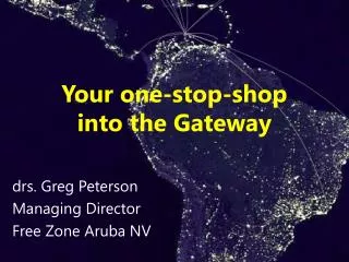 Your one-stop-shop into the Gateway