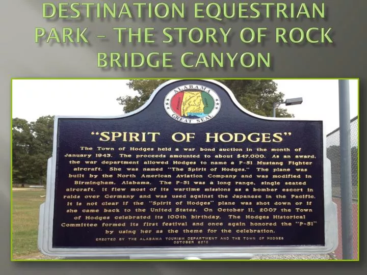 destination equestrian park the story of rock bridge canyon