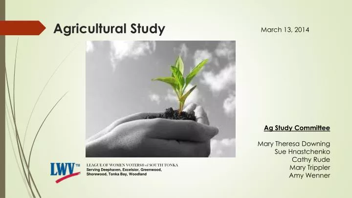 agricultural study