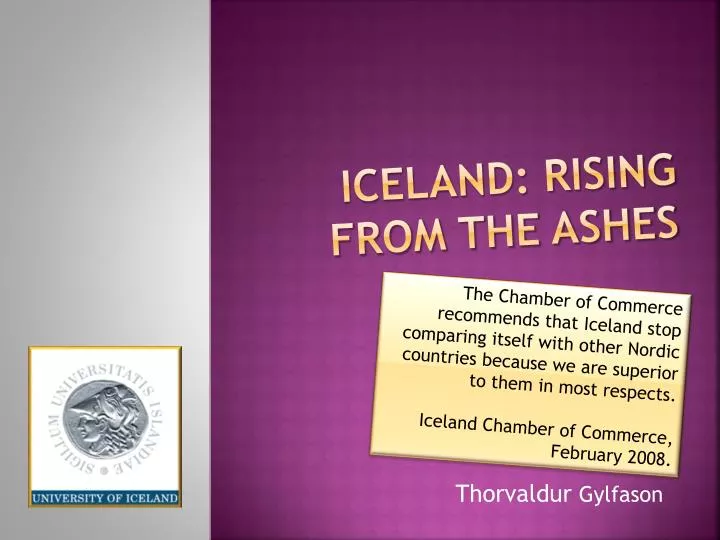 iceland rising from the ashes