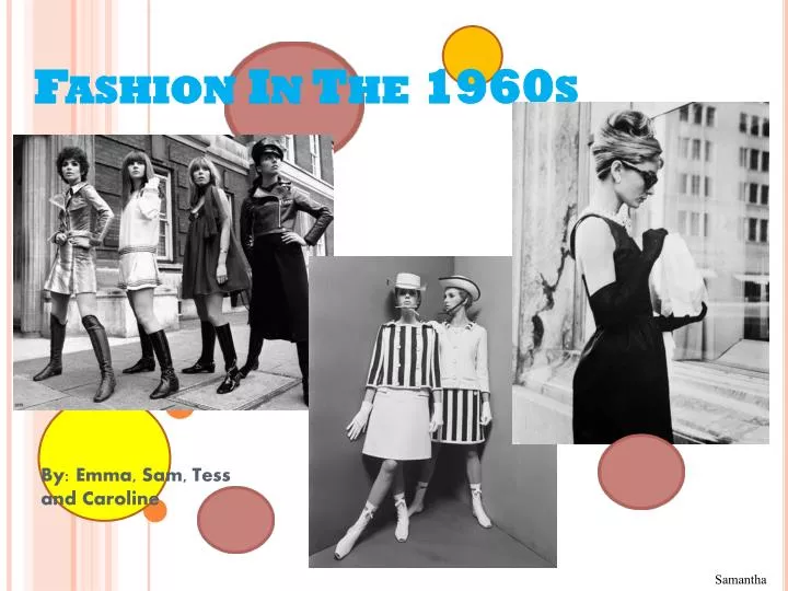 fashion in the 1960s