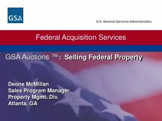Federal Acquisition Services
