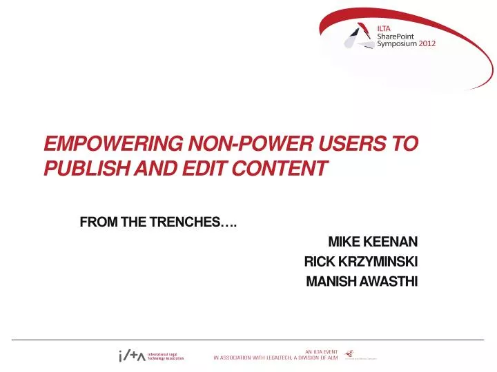empowering non power users to publish and edit content