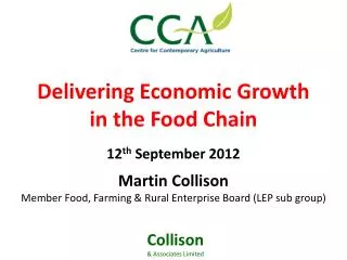 Martin Collison Member Food, Farming &amp; Rural Enterprise Board (LEP sub group)