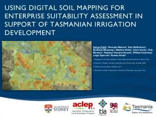 Using digital soil mapping for enterprise suitability assessment in support of Tasmanian irrigation development
