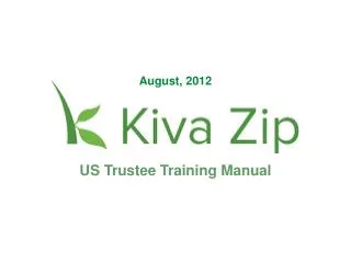 US Trustee Training Manual