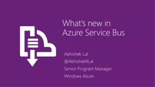 What's new in Azure Service Bus