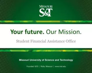 Your future. Our Mission.
