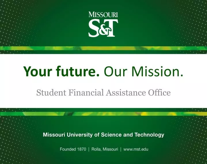 your future our mission