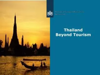 Thailand B eyond Tourism