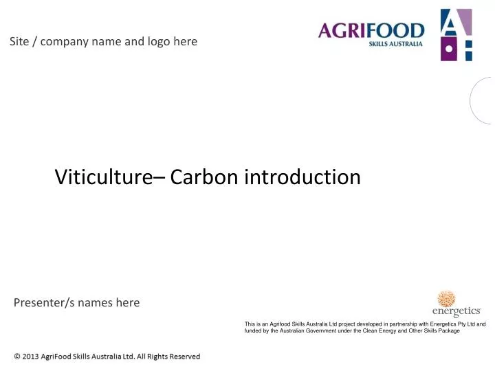 viticulture carbon introduction