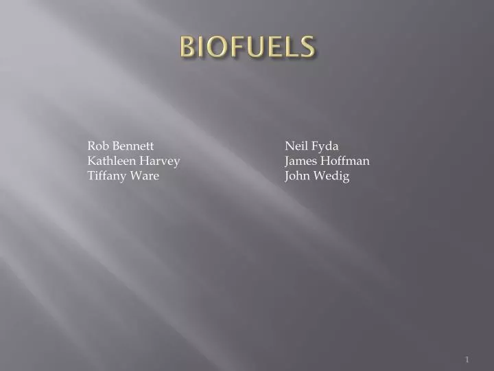 biofuels