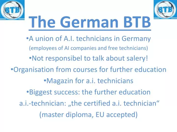 the german btb