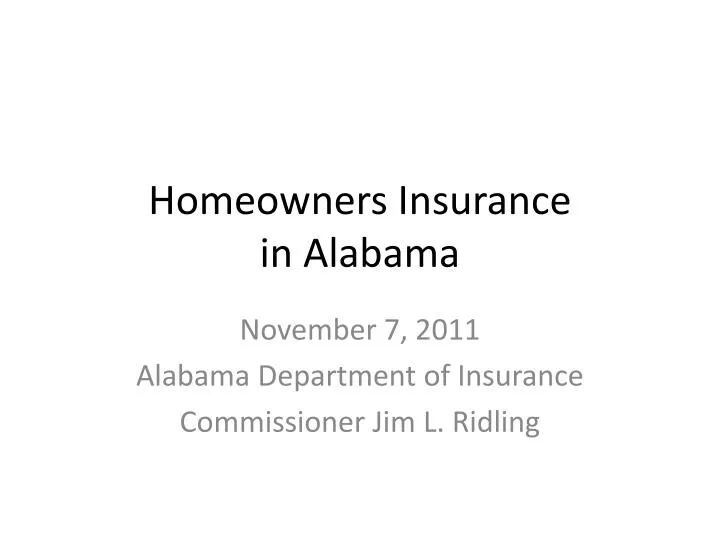 homeowners insurance in alabama
