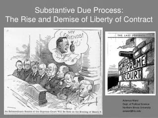 Substantive Due Process: The Rise and Demise of Liberty of Contract